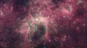Screenshot of stars near the constellation Carina using Glimpse360 Viewer.