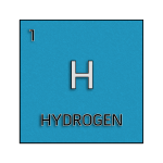 Color element cell for hydrogen.