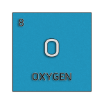 Color element cell for oxygen.