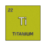 Color element cell for titanium.