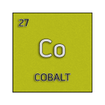 Color element cell for cobalt.
