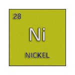Color element cell for nickel.