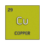Color element cell for copper.