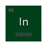 Color element cell for indium.