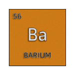 Color element cell for barium.
