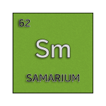 Color element cell for samarium.