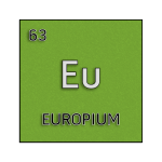 Color element cell for europium.