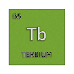 Color element cell for terbium.