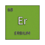 Color element cell for erbium.
