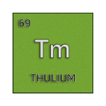 Color element cell for thulium.