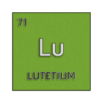 Color element cell for lutetium.
