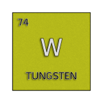 Color element cell for tungsten.