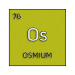 Color element cell for osmium.