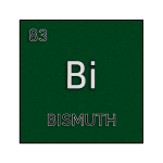 Color element cell for bismuth.