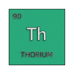 Color element cell for thorium.
