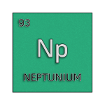 Color element cell for neptunium.