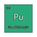 Color element cell for plutonium.