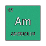 Color element cell for americium.