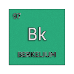 Color element cell for berkelium.