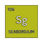 Color element cell for seaborgium.