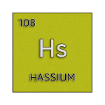 Color element cell for hassium.