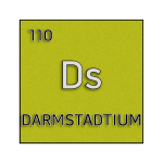 Color element cell for darmstadtium.