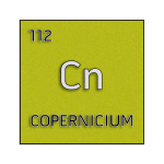 Color element cell for copernicium.
