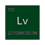 Color element cell for livermorium.
