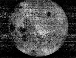 Luna 3 Moon Photograph