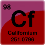 Element cell for Californium