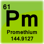 Element cell for Promethium