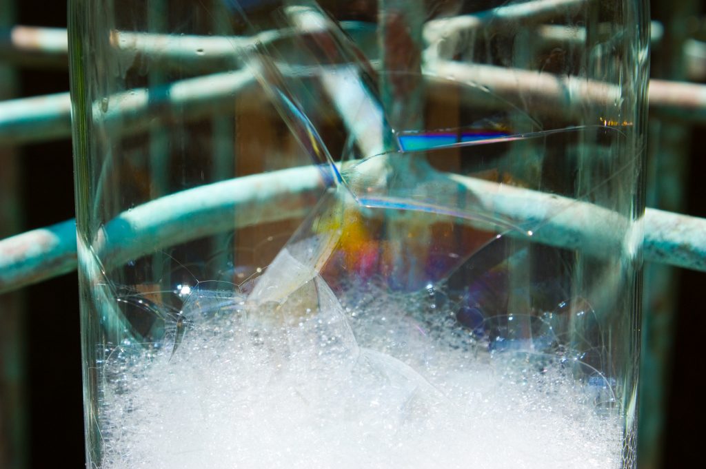 Test Tube Soap Bubbles (Jason Hickey)
