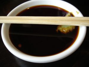 Soy sauce often does not contain any soy beans. (Melissa Doroquez)