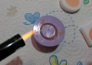 Flame Resin To Remove Bubbles