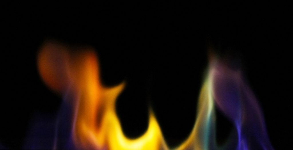 Colored Flames Made Using Chemicals