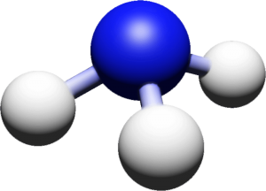 Ammonia Ball and Stick Model