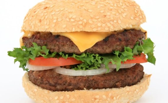 While lettuce and tomato may get slimy, a burger made with a bun, meat, and cheese won't rot.