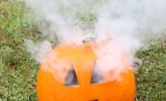 Smoke Bomb Halloween Jack o' Lantern