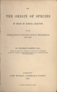 Origin of Species Title Page