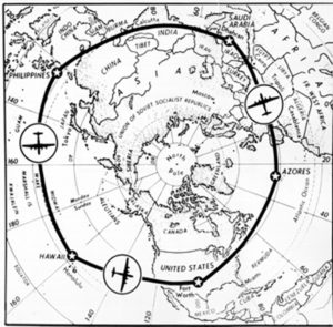 Lucky Lady II Flight Map