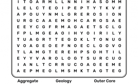 Geology Word Search
