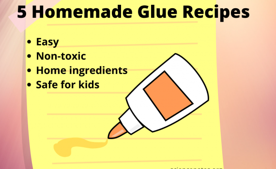 It's easy to make homemade glue using safe, non-toxic ingredients.