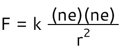Coulomb Force Example Math Step 2