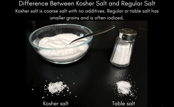 Difference Between Kosher Salt and Regular Salt