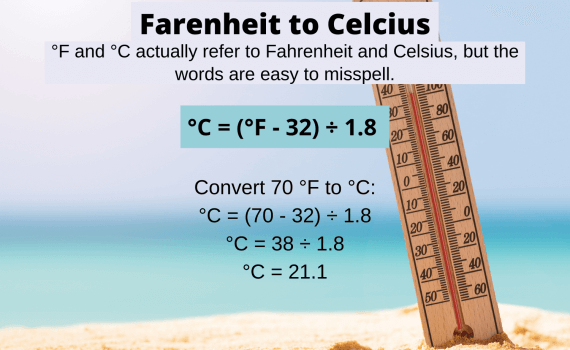 Farenheit to Celcius
