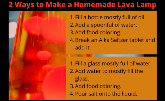 How to Make a Homemade Lava Lamp