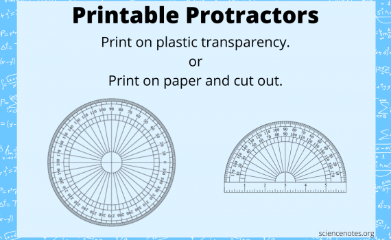 Printable Protractors