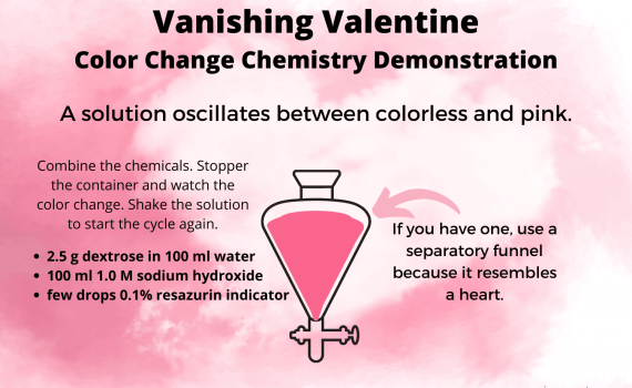 Vanishing Valentine Color Change Chem Demo