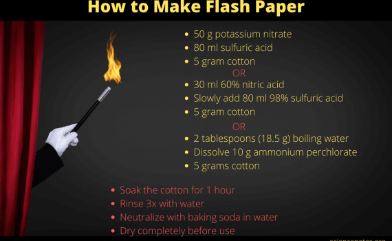 How to Make Flash Paper - 3 Ways