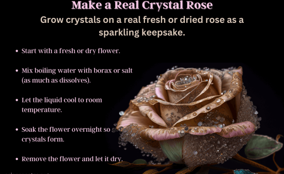Make a Real Crystal Rose